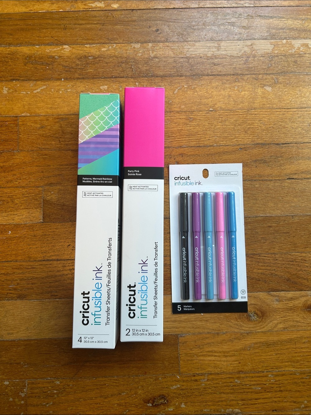 Cricut Infusible Ink Transfer Sheets & Markers - Pink and Multicolor Brand New